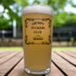 Grumpy F**kers Club Beer Glass – Funny Pint Glass for Grumpy Men | Rude Novelty Gift for Him | Sarcastic Gift Idea for Beer Lovers