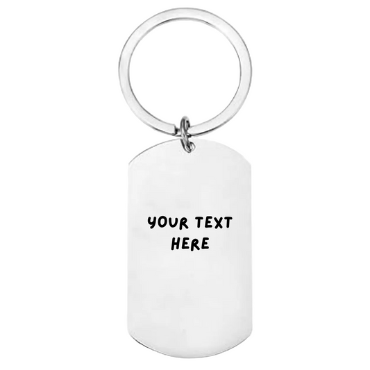 Personalised Affirmation Keyring - Custom Name Gift" or "Custom Affirmation Keyring with Name - Motivational Gift"