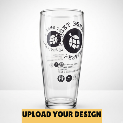 Personalised 1-Pint Jubilee Glassware Collection | Custom Printed Pint Glasses First Glass Designs