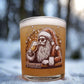 Personalised Hipster Santa Xmas Festive Beer Tankard Glass Gift Idea for Dad, Brother, Boyfriend etc