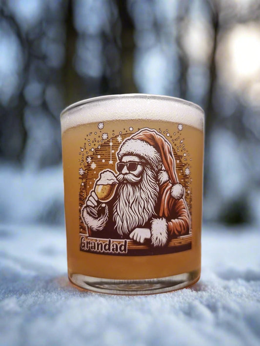 Jolly Hopster: Santa's Crafty Christmas Brew Glass