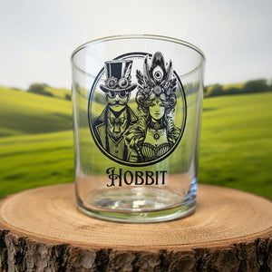 Personalised Steampunk beer glass with Couple Goals design – unique gift for steampunk lovers.