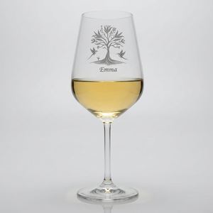 Tree of Life Wine Glass | Personalised Celtic Gift First Glass Designs