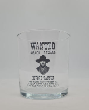 Back to the Future - Biff 'Mad Dog' Tannon Whiskey Glass First Glass Designs