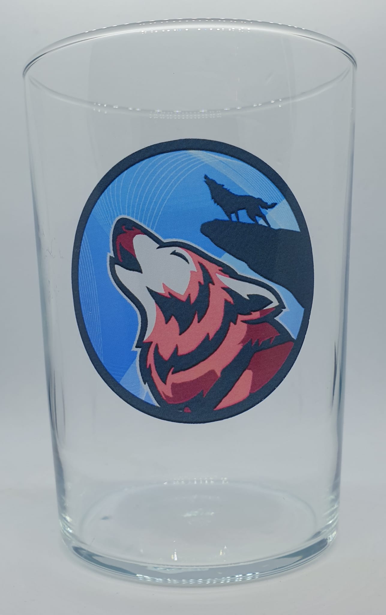 The Howling Wolf Custom Glassware 18oz /13oz
