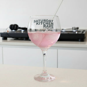 Graham Meeres - Saturday Kitchen Rave 'SKR'  Beer / Gin Glass First Glass Designs