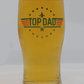 Top Gun 'Top Dad' Beer Glass - Perfect gift idea for fathers day