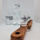 6 x Custom /Personalised Shot glasses with Paddle -Great Gift Idea